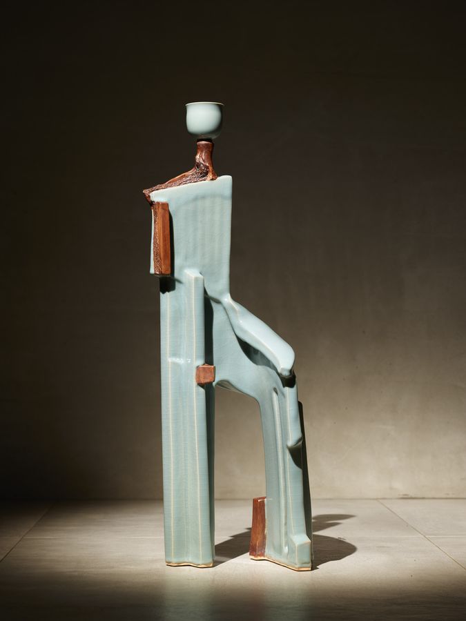 林振龍，空間．結構系列，26 × 17 × 74.5 cm，2019