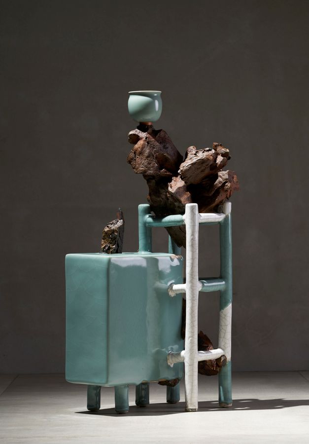 林振龍，空間結構系列，33 × 22 × 58 cm，2011–2023
